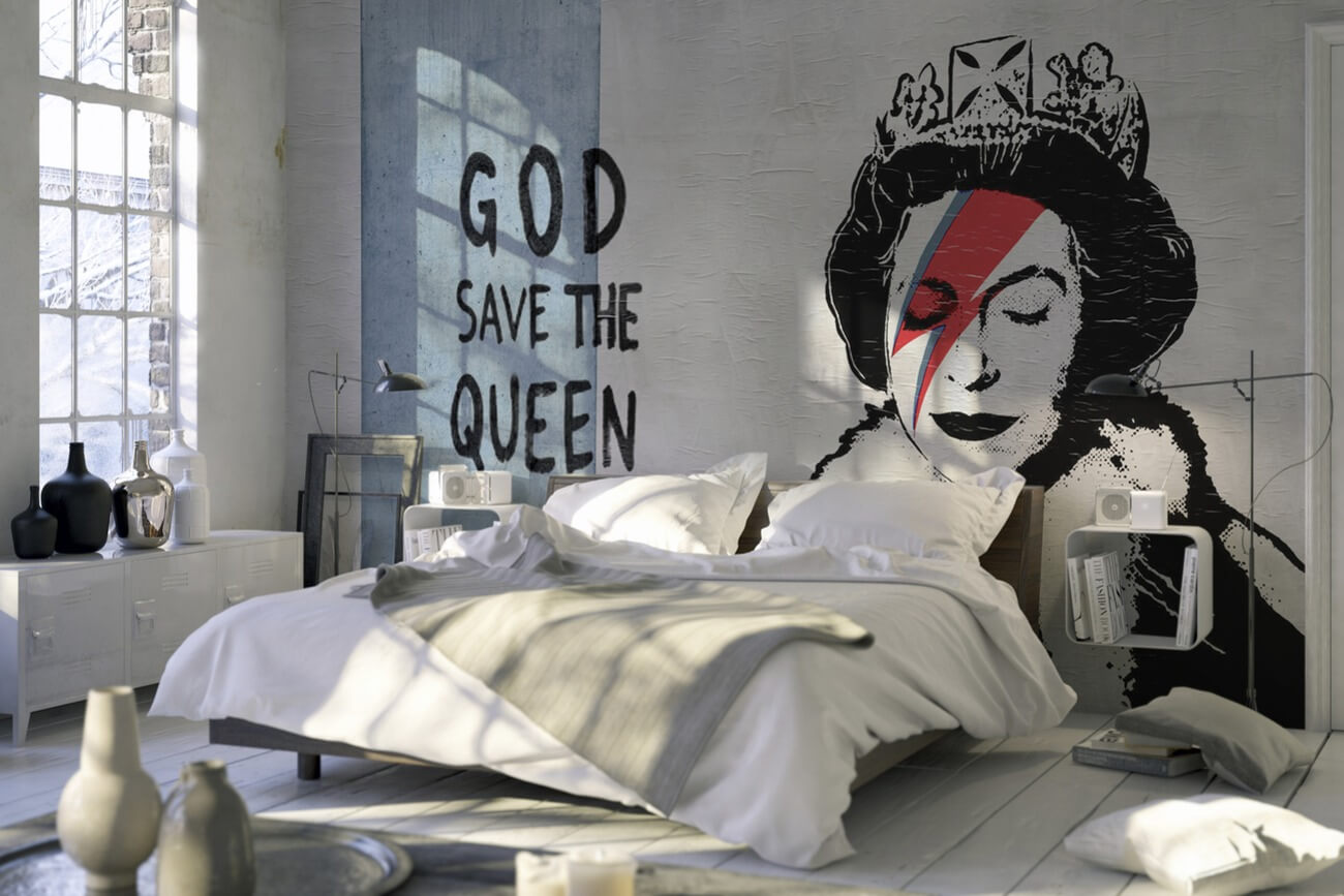 Hintergrundbild Ihre Majestät Fotografie-Set Schlafzimmer