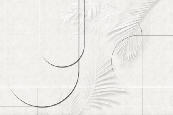 Atriumtapete Farbe weiß