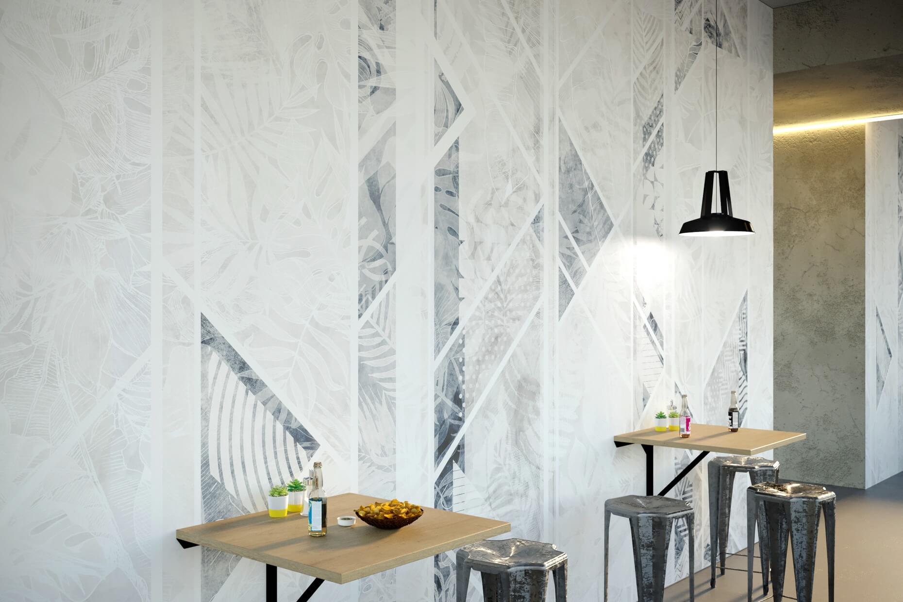 arpeggio blau-farbig ambient vintage tapete