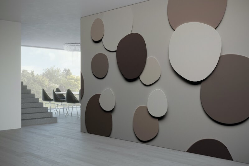 Blase weiße Wohntapete