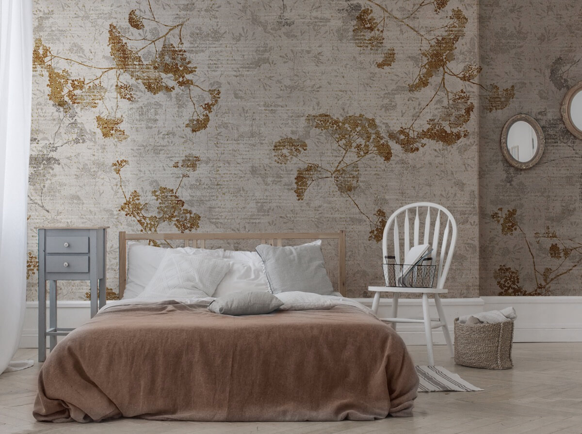 Orient beige Tapete für Schlafzimmer