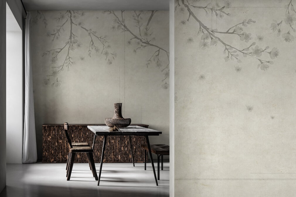 sakai elfenbeinfarbene Versionen mit Kirschblüte