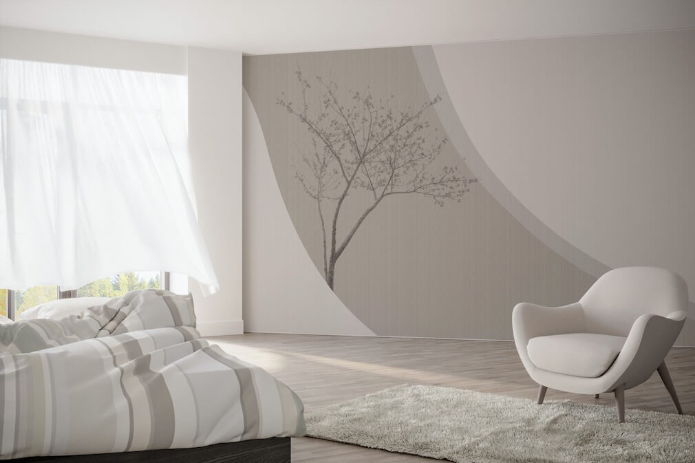 Harmony Cherry Originalversion Tapete für modernes Nacht-Ambiente