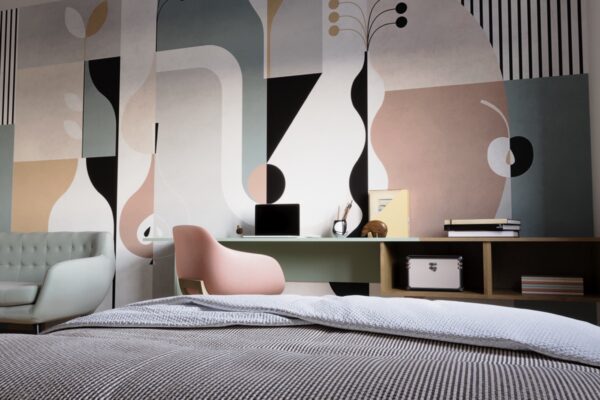 posa carta da parati studio