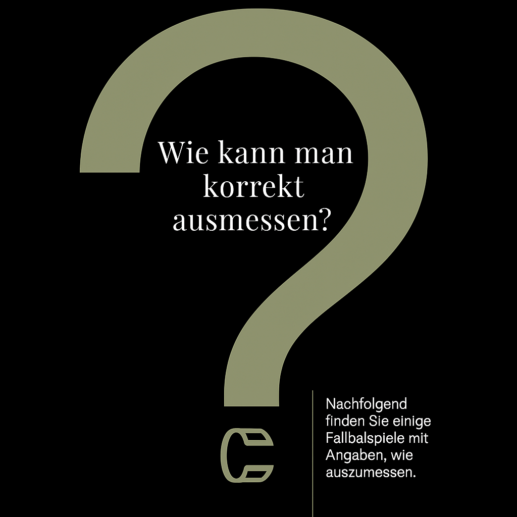 So messen Sie richtig