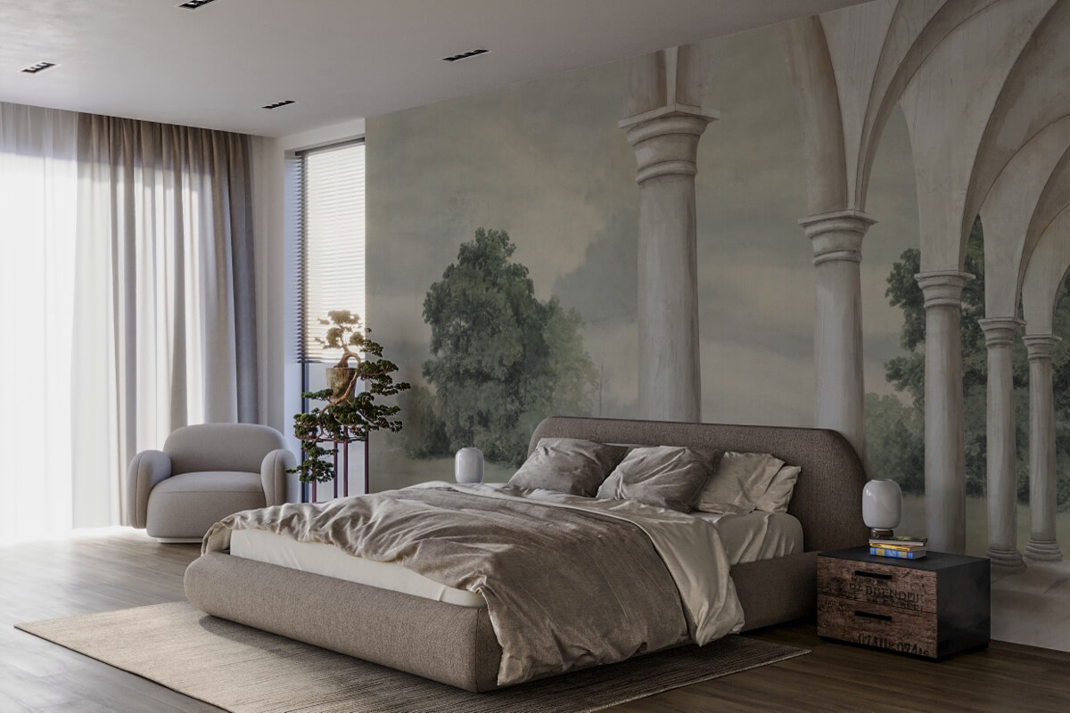 Ansichten natürliche 3D-Effekt Tapete